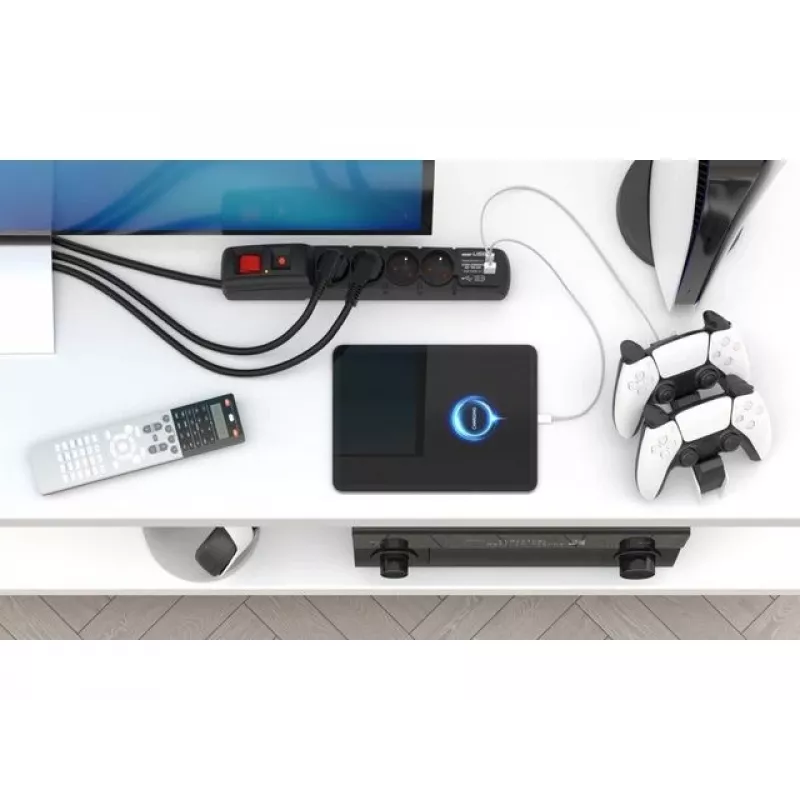 Ładowarka USB Acar F4 PD 3.0 QC 4 porty kabel 3 m