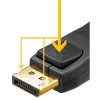 Kabel DisplayPort Goobay 74777 1 m Czarny G-Sync FreeSync