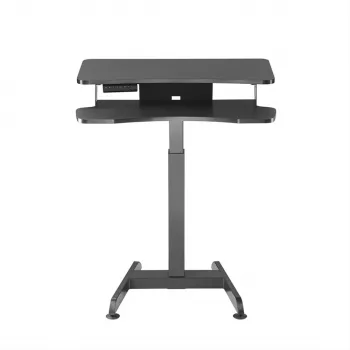 Maclean MC-835 Przenośne biurko elektryczne z regulacją wysokości 72–122 cm, maks. 37 kg, panel sterowania, stanowisko pracy siedząco-stojące