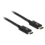 Kabel USB DeLOCK 84844 USB 3.2 Gen 2 0,5 m USB C Czarny