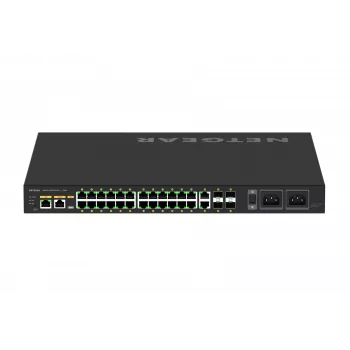 NETGEAR GSM4230UP Zarządzalny przełącznik L2/L3 Gigabit Ethernet (10/100/1000) z zasilaniem przez Ethernet (PoE) 1U Czarny