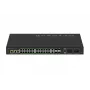 NETGEAR GSM4230UP Zarządzalny przełącznik L2/L3 Gigabit Ethernet (10/100/1000) z zasilaniem przez Ethernet (PoE) 1U Czarny