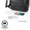 Plecak casualowy XDDESIGN Bobby Soft z komorą na notebooka 15,6 cala, 16 l, PET, czarny