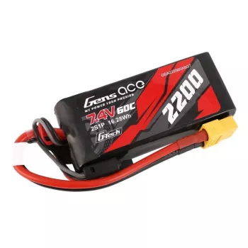 Bateria Gens ace G-Tech 2200mAh 7.4V 60C 2S1P Lipo