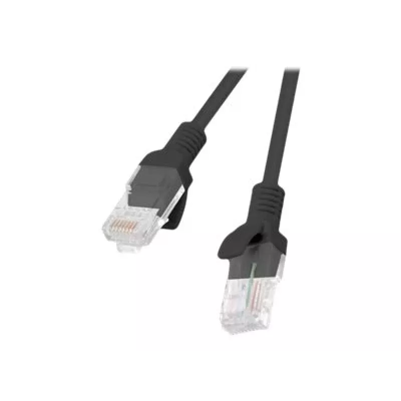 Kabel sieciowy LANBERG PCU5-10CC-0025-BK RJ-45 Cat5e U/UTP 0,25 m czarny