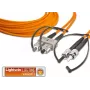 Wysokiej jakości kabel światłowodowy duplex Lightwin MM OM1, SC - ST Patchkabel LWL (LDP-62 SC-ST 10.0)