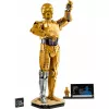 LEGO figura do zbudowania Star Wars C-3PO model 75398 — 1138 elementów, 380 mm kolekcjonerski model na wystawę