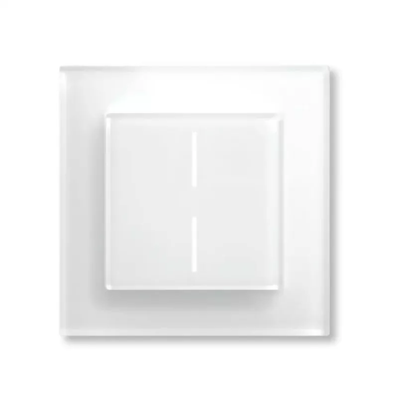 Inteligentny przycisk szklany HomeMatic Homematic IP, 230 V, 868 MHz, biały, 54,5×54,5×29 mm