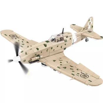 Zabawka konstrukcyjna Cobi Macchi C.202 Folgore model 5760 – zestaw do budowy modelu w skali