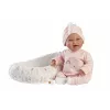 Lalka bobas Llorens Mimi Baby 42 cm — realistyczna twarz, śmieje się, miękki korpus