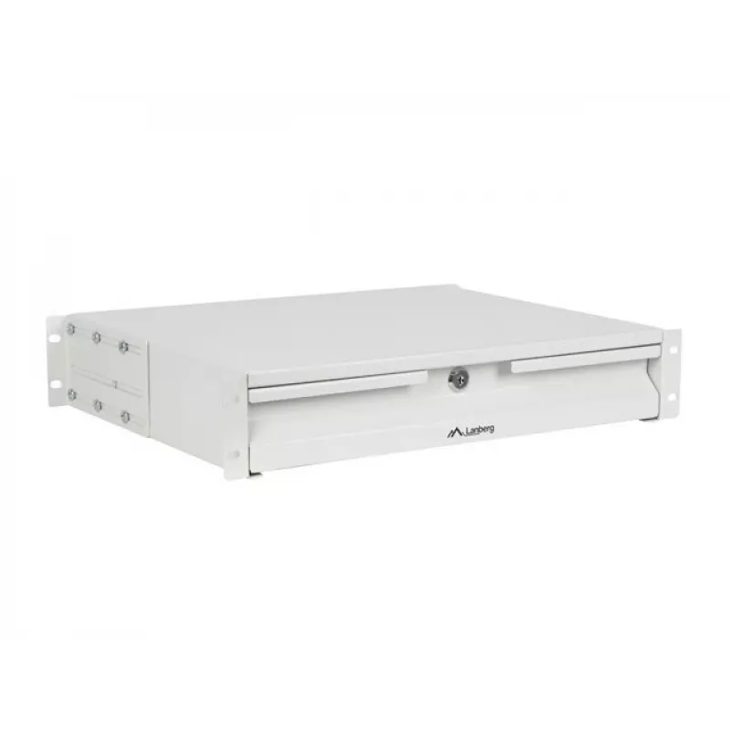 SZUFADA SERVEROWA 19 2U 360MM SZARA LANBERG (2U/483X360MM OBCIĄŻENIE DO 90KG, MONTAŻ 4-PUNKTOWY)