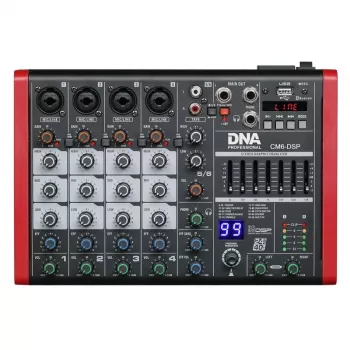 mikser audio DNA CM6-DSP USB MP3 Bluetooth