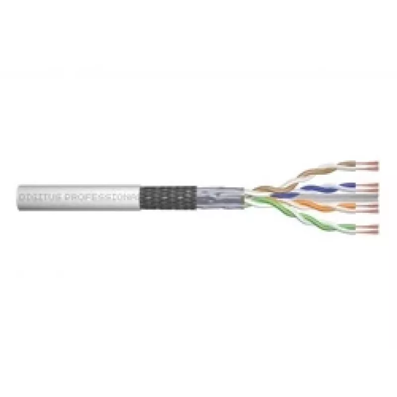 Kabel sieciowy Digitus CAT 6 SF/UTP skrętka patchcord surowy 305 m szary