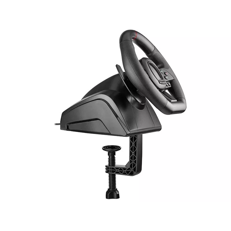 Manual gearbox shifter TRACER TRAJOY47345 — przewodowy kontroler simracingowy 6-w-1, kabel 1,8 m, czarny, ergonomiczny antypoślizgowy uchwyt, obrót 270°