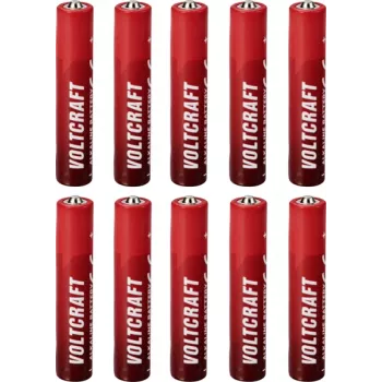 Voltcraft VC-16108025 Mini bateria AAAA alkaliczno-manganowa 1,5 V 500 mAh 10 szt. (VC-16108025)