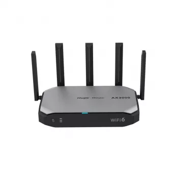 Ruijie Networks RG-EG105GW-X router bezprzewodowy Gigabit Ethernet Dwupasmowy (2,4 GHz / 5 GHz) Czarny, Szary