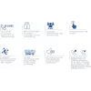 Bezprzewodowa słuchawka IP Grandstream DP725, szara, wyświetlacz TFT 1,8 cala, 20 linii, akumulator Li-Ion 1500 mAh