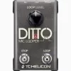 Looper mikrofonowy TC‑Helicon Ditto Mic Looper z wejściem mikrofonowym (model 000-DDU01-00010)