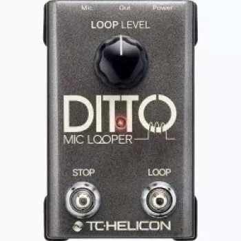 Looper mikrofonowy TC‑Helicon Ditto Mic Looper z wejściem mikrofonowym (model 000-DDU01-00010)
