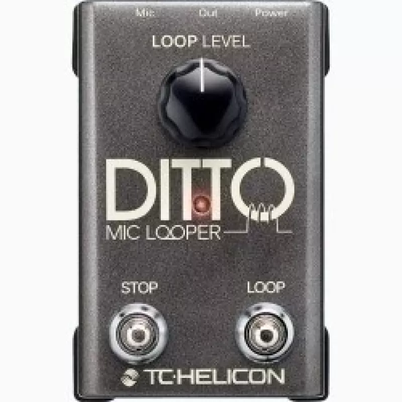 Looper mikrofonowy TC‑Helicon Ditto Mic Looper z wejściem mikrofonowym (model 000-DDU01-00010)