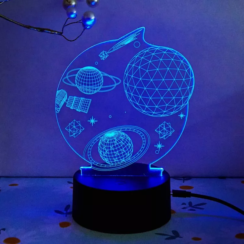 Manta SNL118RGB RGB dekoracyjna lampa LED 3D