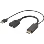 RF-4777274 HDMI Converter[2x HDMI-Plug USB 2.0 Socket A - 1x DisplayPort (RF-4777274)