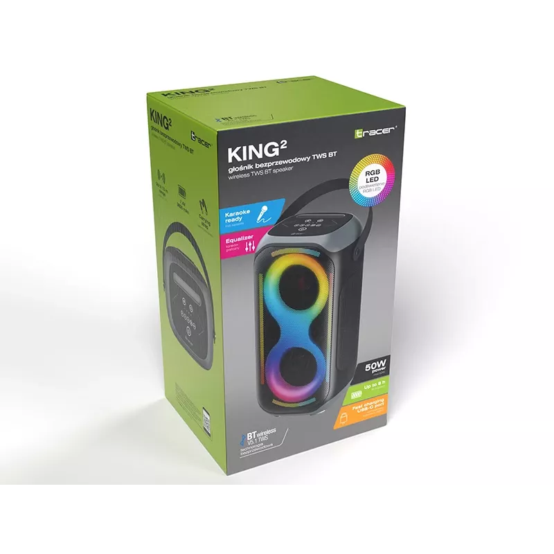 Głośnik TRACER Poweraudio King 2 BT TWS