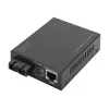 Digitus Gigabit PoE media converter, RJ45 / SC, SM, PSE