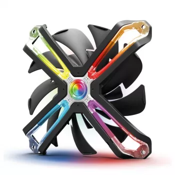 Wentylator Zalman ZM-SF120 120 mm RGB – złącze adresowalne – unikalny odwrócony – wentylator obudowy – 28 dB