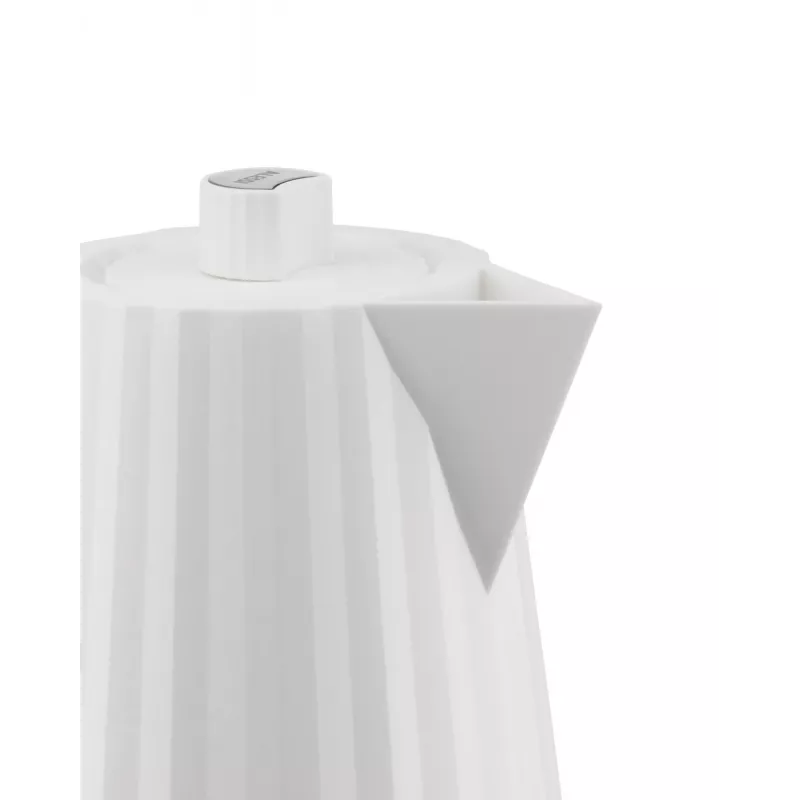 Alessi MDL06 B Plisowany Czajnik Elektryczny, Czarny Wtyk Euro