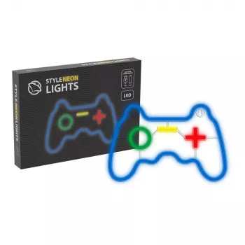 Przewodowy gamepad USB MANTA SNL55MT z neonowym podświetleniem