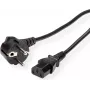 Kabel zasilający ROLINE zielony 19.44.1002 Czarny 3 m CEE7/7 IEC C13