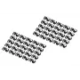 DIGITUS - Kabelclips mit Farbcodierung - für Patch-Kabel - Schwarz (Packung mit 100) (A-CC-BL)