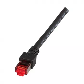 EFB-Elektronik Kabel krosowy RJ45 Kat.6 S/FTP LSZH czarny 0,5m Producent: EFB Elektronik (K5515.0,5)