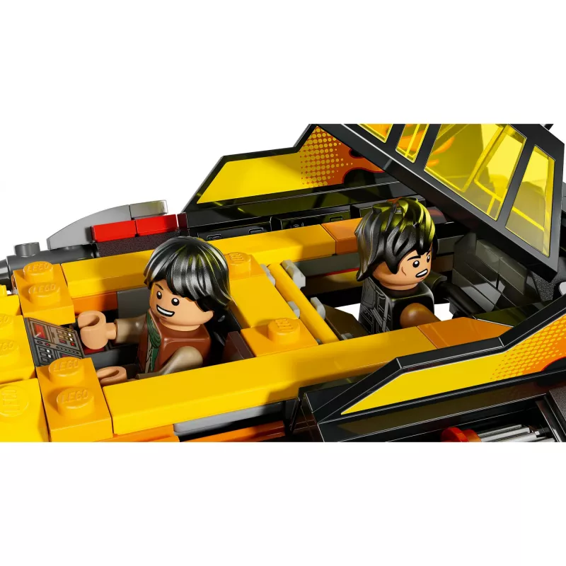 LEGO Star Wars Flame Speeder 75414 zestaw pojazdu śnieżnego — 349 elementów, 3 minifigurki, wiek 7+