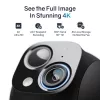 Safemo ST1 SolarCam 4K UHD Video, 8-krotny zoom, kąt widzenia 132°, noktowizja, Wi-Fi 2,4 GHz, panel słoneczny 3W, biały
