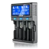 everActive UC-4200 Uniwersalna ładowarka sieciowa AC 12V 3A, obsługuje AA/AAA/C/9V, 4 ogniwa, czarna, wbudowany wyświetlacz