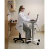 Ergotron StyleView Wózek na laptopa, SV10 - Wózek na notebook - medyczny - Metal - Biały, Aluminium - Rozmiar ekranu: do 43,2 cm (do 43,20 cm (17)) (SV10-1100-0)