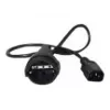 Kabel zasilający APC AP9880 czarny 0,6 m złącze C14 CEE7/7