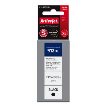 Activejet AH-912BRX Wkład atramentowy (zamiennik HP 912XL 3YL84AE; Premium; 1100 stron; 30 ml, czarny)
