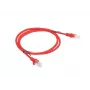 Kabel sieciowy LANBERG PATCHCORD KAT.5E UTP 1M Czerwony