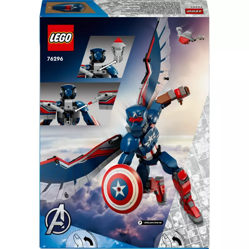 LEGO MARVEL 76296 Nowa figurka konstrukcyjna Kapitana Ameryki