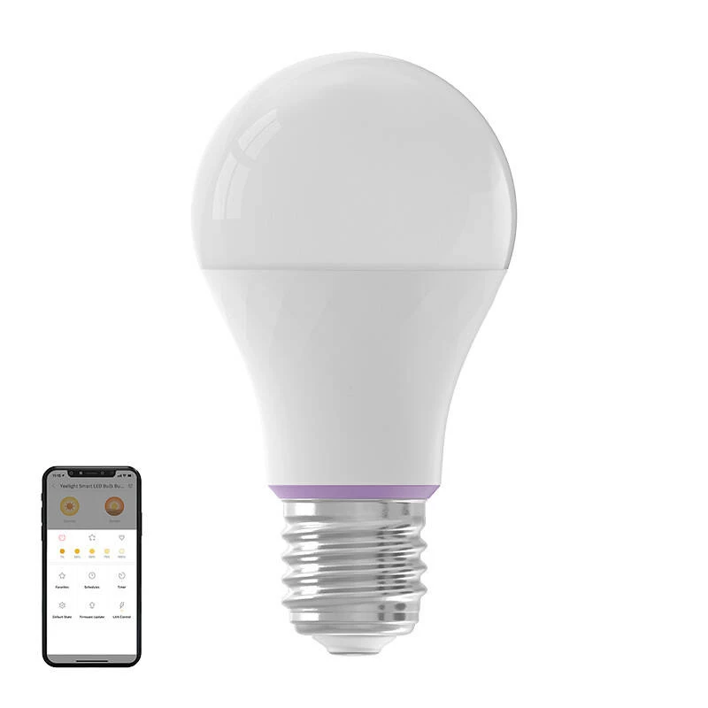 Inteligentna żarówka LED Yeelight E27 W4, ściemniana, 9W, 806 lm, 2700–6500K, Wi‑Fi (2.4 GHz), trzonek E27, biała