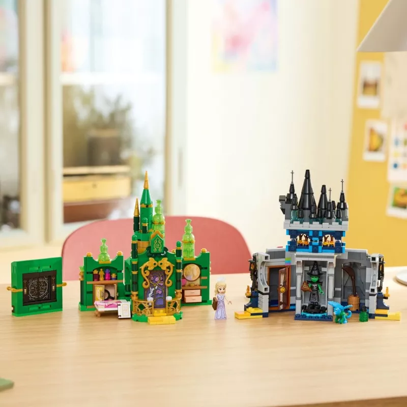 Zestaw LEGO Wicked 75689 — Szmaragdowe Miasto i Zamek Kiamo Ko