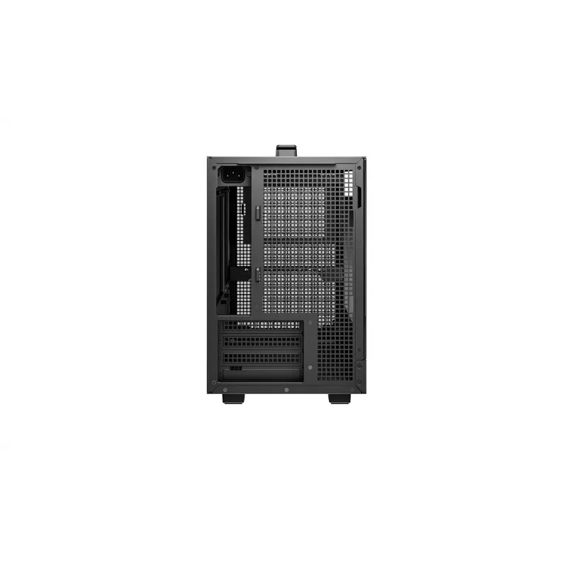 Obudowa komputerowa DeepCool CH160 PLUS Small Form Factor SFF ATX/mATX, szkło hartowane, USB-C, czarna