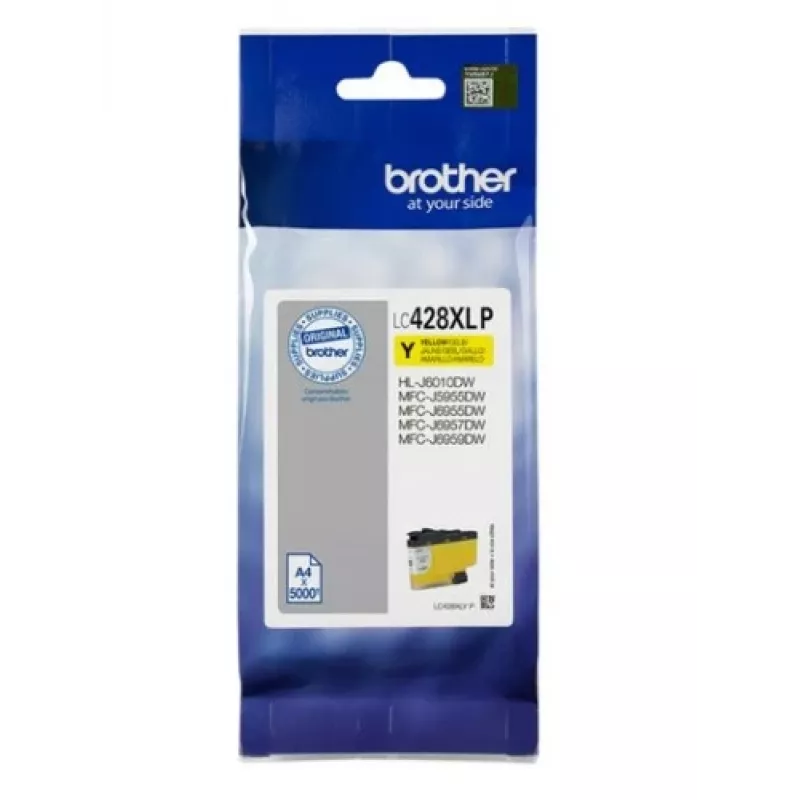 Oryginalny wkład atramentowy Brother LC-428XLYP 1 szt. Żółty
