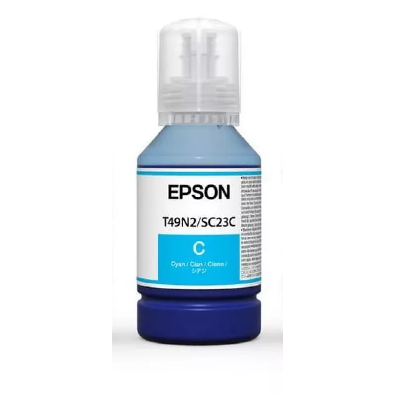 Wkład atramentowy Epson cyjan 140ml do SC-T3100x (C13T49H20N) oryginalny