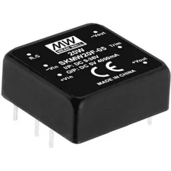 Zasilacz MEAN WELL SKMW20G-15 20 W Wejście 18-75 V Wyjście 15 V