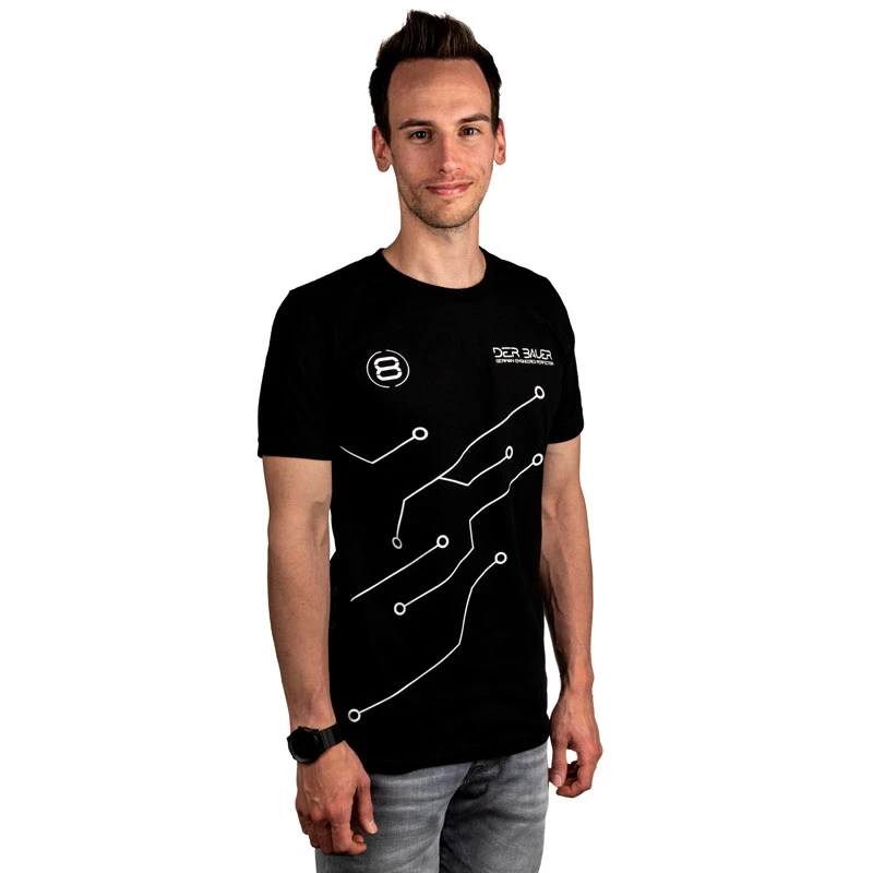 T-shirt der8auer PCB-Design Rozmiar L
