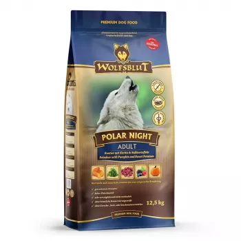 WOLFSBLUT Polar Night Reindeer with sweet potatoes - sucha karma dla psów - 12,5kg